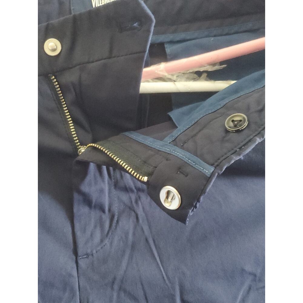Vilebrequin Collection Mens Pants Size 52 IT US 36 Navy Blue Performance Stretch - Picture 4 of 13